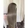 Invisible knots hd lace medical wig all handmade ombre blonde double drawn virgin hair wig