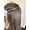 Invisible knots hd lace medical wig all handmade ombre blonde double drawn virgin hair wig