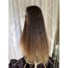 04 Medical all handmade wig transparent lace double drawn virgin hair wig custom color natural curly