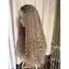 Medical all handmade wig transparent lace double drawn virgin hair wig custom color natural curly