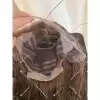 Medical all handmade wig transparent lace double drawn virgin hair wig custom color natural curly